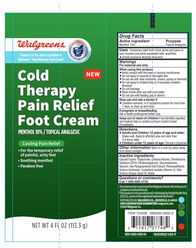 Cold Therapy Tube (Wag 734268 Coldtherapypainrelieffoot Cream Tube 1)